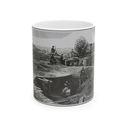 A Bomb-Proof In Front Of Atlanta, Ga. (U.S. Civil War) White Coffee Mug 11oz - Go Mug Yourself