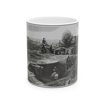 A Bomb-Proof In Front Of Atlanta, Ga. (U.S. Civil War) White Coffee Mug 11oz - Go Mug Yourself