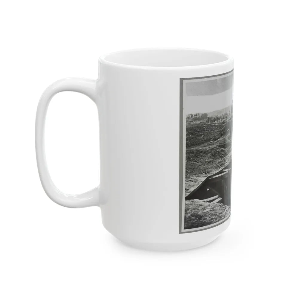 A Bomb-Proof In Front Of Atlanta, Ga. (U.S. Civil War) White Coffee Mug-Go Mug Yourself