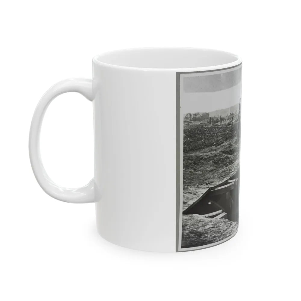 A Bomb-Proof In Front Of Atlanta, Ga. (U.S. Civil War) White Coffee Mug-Go Mug Yourself