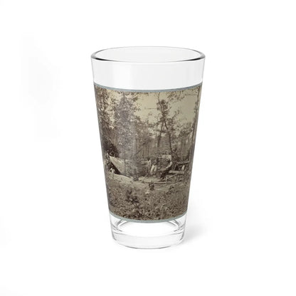 A Bombproof Shelter For The Soldiers During The Seige Of Petersburg, August 10, 1864 (U.S. Civil War) Pint Glass 16oz-16oz-Go Mug Yourself