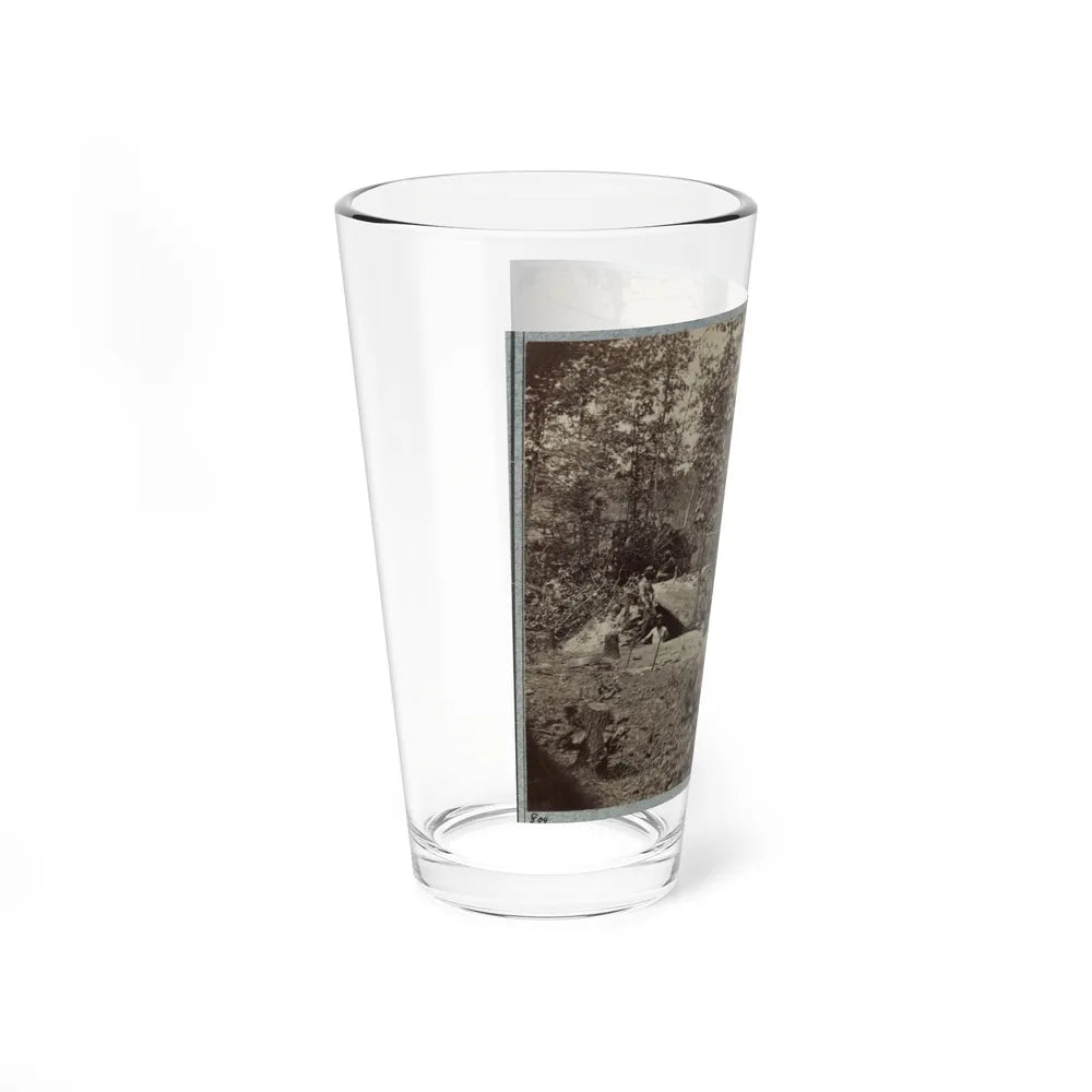 A Bombproof Shelter For The Soldiers During The Seige Of Petersburg, August 10, 1864 (U.S. Civil War) Pint Glass 16oz-Go Mug Yourself