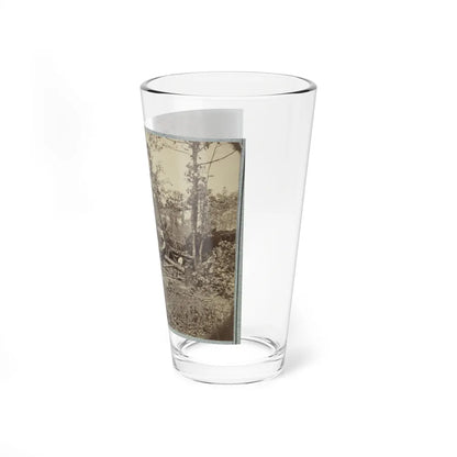 A Bombproof Shelter For The Soldiers During The Seige Of Petersburg, August 10, 1864 (U.S. Civil War) Pint Glass 16oz-Go Mug Yourself