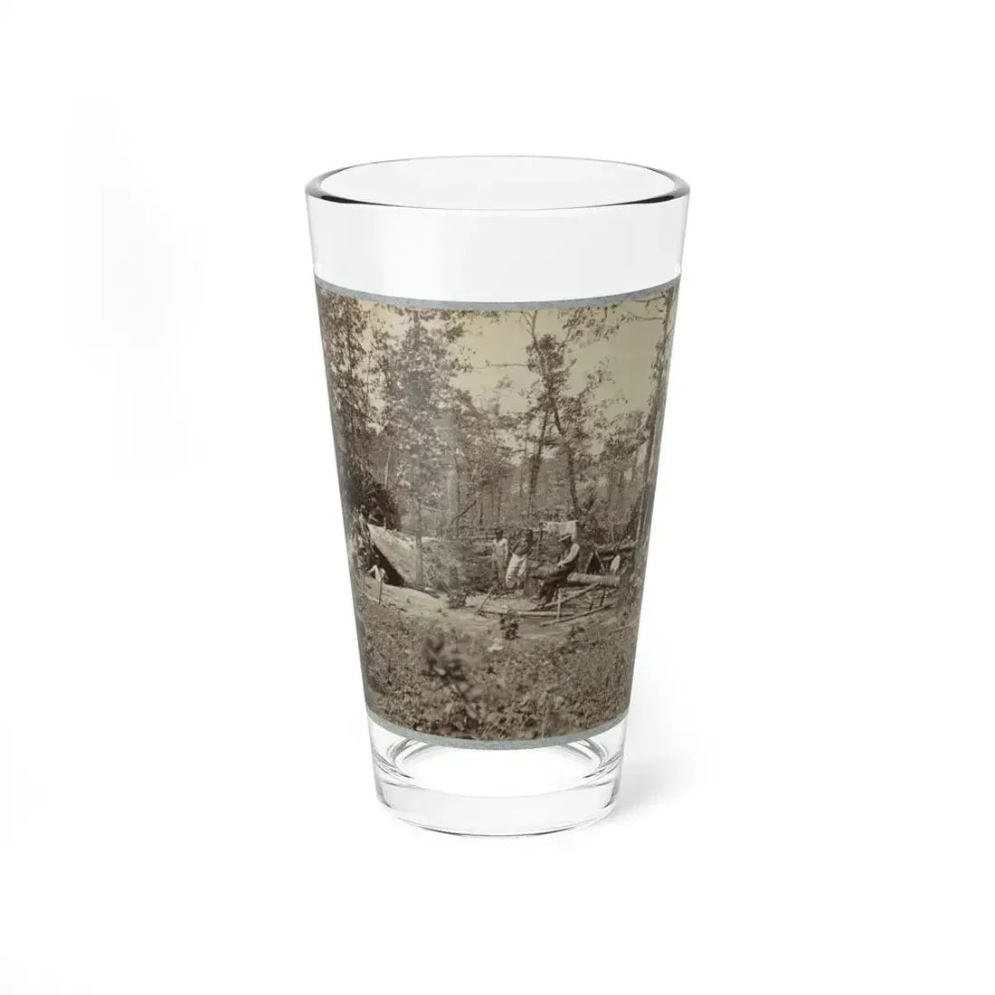 A Bombproof Shelter For The Soldiers During The Seige Of Petersburg, August 10, 1864 (U.S. Civil War) Pint Glass 16oz 16oz - Go Mug Yourself