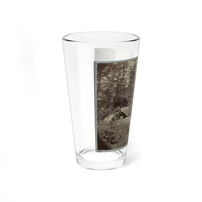 A Bombproof Shelter For The Soldiers During The Seige Of Petersburg, August 10, 1864 (U.S. Civil War) Pint Glass 16oz - Go Mug Yourself