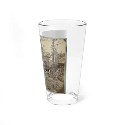 A Bombproof Shelter For The Soldiers During The Seige Of Petersburg, August 10, 1864 (U.S. Civil War) Pint Glass 16oz - Go Mug Yourself