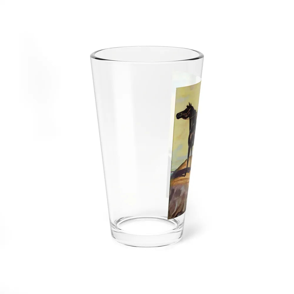 A Boy and His Horse (Magazine Illustration) Pint Glass 16oz-Go Mug Yourself