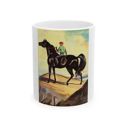 A Boy and His Horse - White Coffee Mug 11oz - Go Mug Yourself