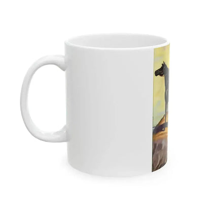 A Boy and His Horse - White Coffee Mug - Go Mug Yourself