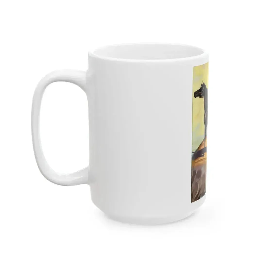 A Boy and His Horse - White Coffee Mug - Go Mug Yourself