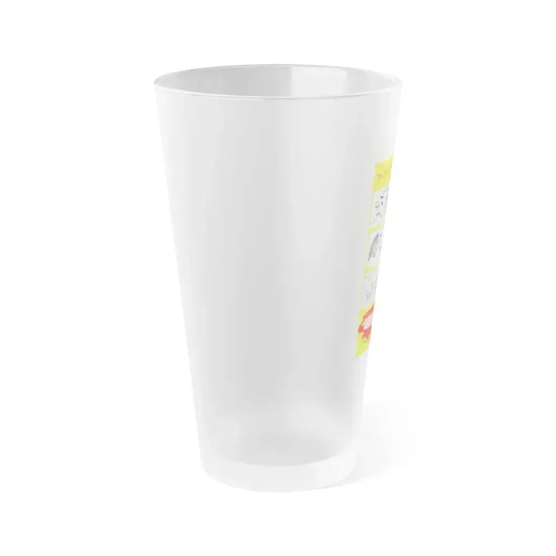 A BUCKET OF BLOOD 1959 Movie Poster - Frosted Pint Glass 16oz - Go Mug Yourself