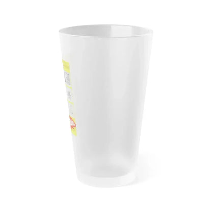 A BUCKET OF BLOOD 1959 Movie Poster - Frosted Pint Glass 16oz - Go Mug Yourself