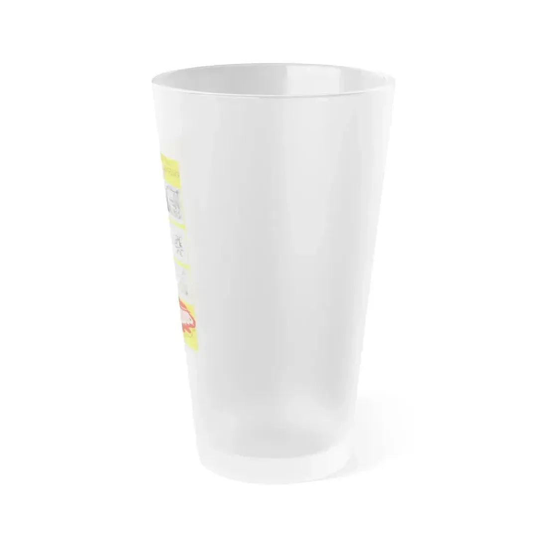 A BUCKET OF BLOOD 1959 Movie Poster - Frosted Pint Glass 16oz - Go Mug Yourself