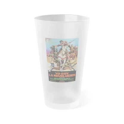 A BULLET FOR THE GENERAL 1966 Movie Poster - Frosted Pint Glass 16oz 16oz Frosted - Go Mug Yourself