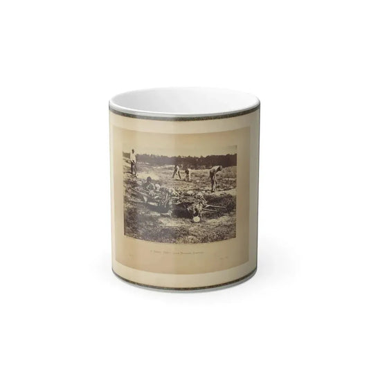 A Burial Party on the Battle-Field of Cold Harbor 001 (U.S. Civil War) Color Changing Coffee Mug 11oz Default Title 11oz - Go Mug Yourself