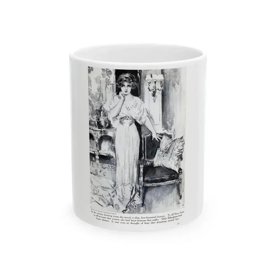 A Business Man, Hearst's Magazine, March 1914 - White Coffee Mug 11oz - Go Mug Yourself