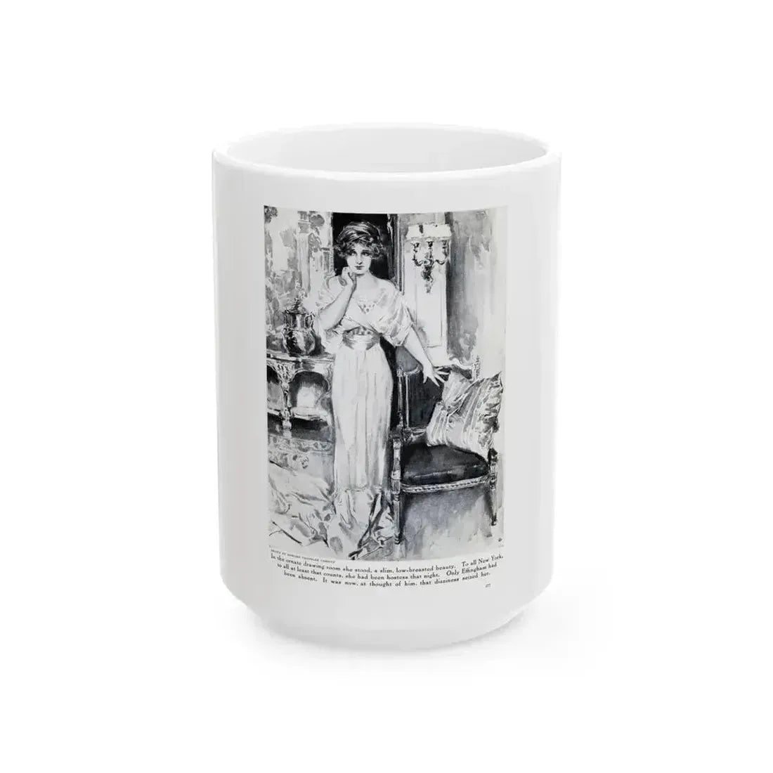 A Business Man, Hearst's Magazine, March 1914 - White Coffee Mug 15oz - Go Mug Yourself