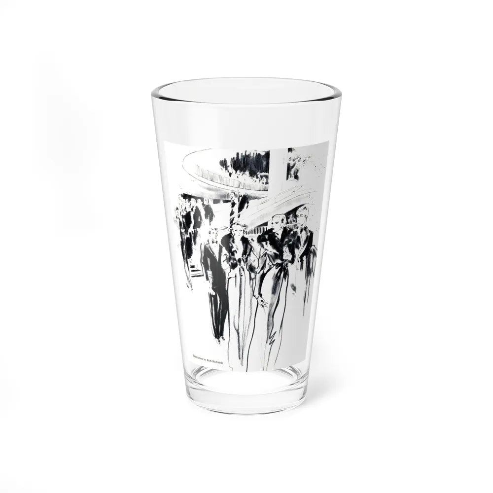 A Cameo Disappearance, Espionage, December 1984 (Magazine Illustration) Pint Glass 16oz-16oz-Go Mug Yourself