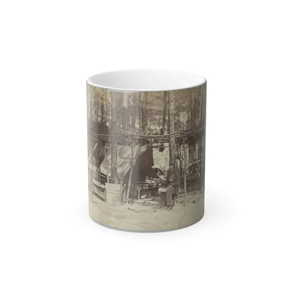 A Camp in Front of Petersburg, Va. August, 1864 (U.S. Civil War) Color Changing Coffee Mug 11oz Default Title 11oz - Go Mug Yourself