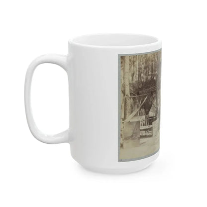 A Camp In Front Of Petersburg, Va. August, 1864 (U.S. Civil War) White Coffee Mug - Go Mug Yourself