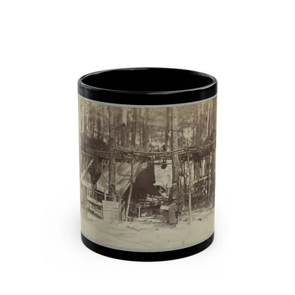 A Camp In Front Of Petersburg, Va. August, 1864 (U.S. Civil War) Black Coffee Mug-11oz-Go Mug Yourself