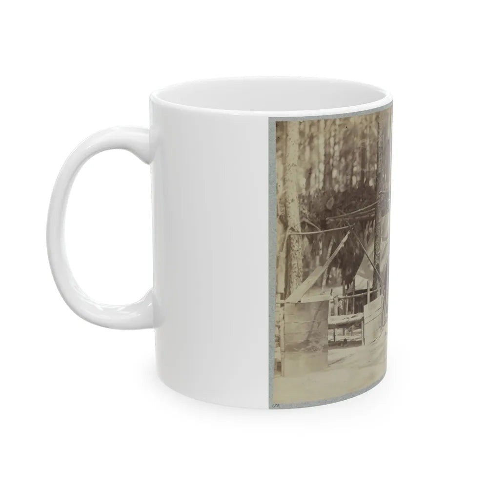 A Camp In Front Of Petersburg, Va. August, 1864 (U.S. Civil War) White Coffee Mug-Go Mug Yourself