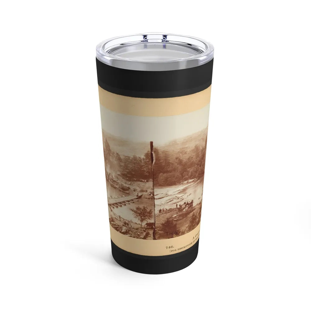 A Canvas Pontoon Bridge (U.S. Civil War) Tumbler 20oz-20oz-Go Mug Yourself