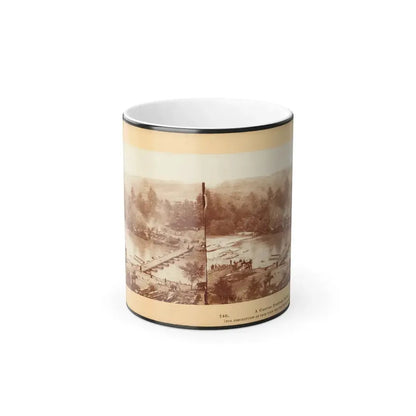 A Canvas Pontoon Bridge (U.S. Civil War) Color Changing Coffee Mug 11oz Default Title 11oz - Go Mug Yourself