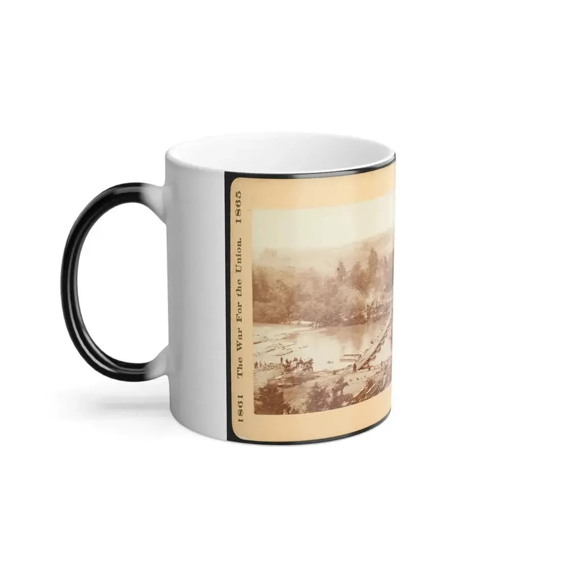 A Canvas Pontoon Bridge (U.S. Civil War) Color Changing Coffee Mug 11oz - Go Mug Yourself
