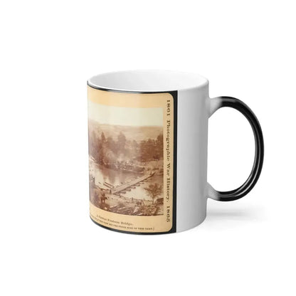 A Canvas Pontoon Bridge (U.S. Civil War) Color Changing Coffee Mug 11oz - Go Mug Yourself