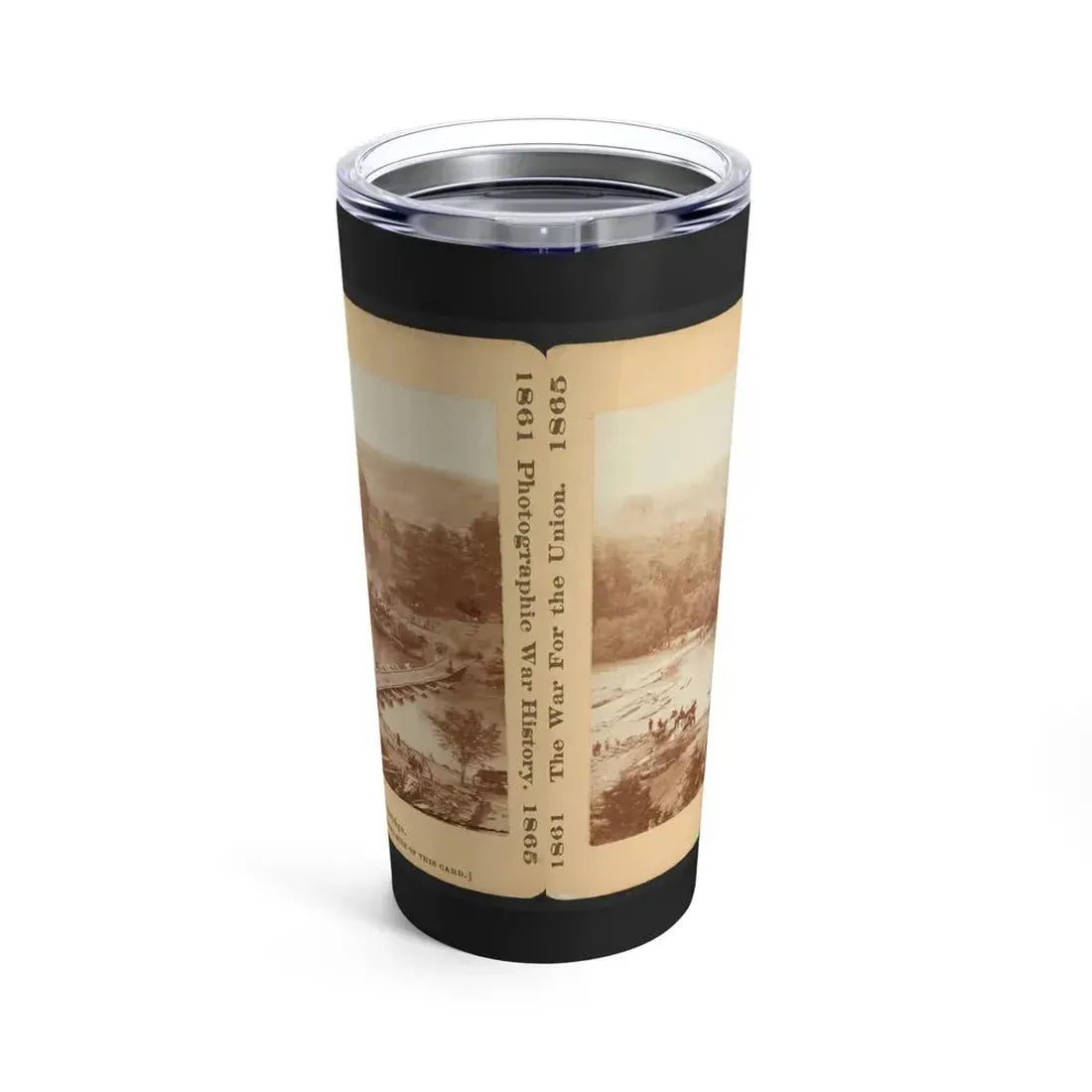 A Canvas Pontoon Bridge (U.S. Civil War) Tumbler 20oz - Go Mug Yourself
