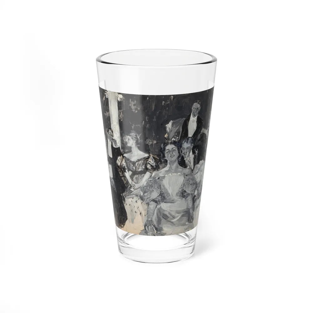 A Captive Audience (Magazine Illustration) Pint Glass 16oz-16oz-Go Mug Yourself