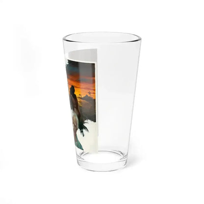 A Caribbean Mystery by Agatha Christie, Paperback Novel Cover (Pocket Books, 1973) - Pint Glass 16oz - Go Mug Yourself