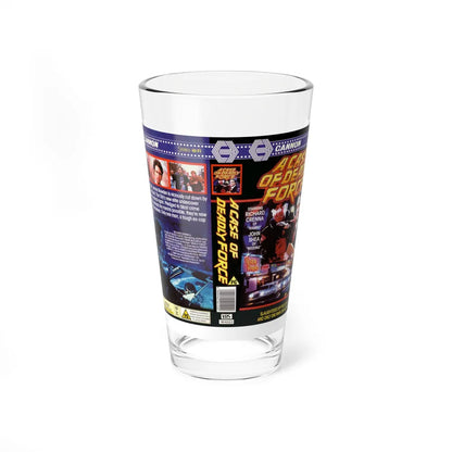 A CASE OF DEADLY FORCE (VHS COVER) Pint Glass 16oz-16oz-Go Mug Yourself