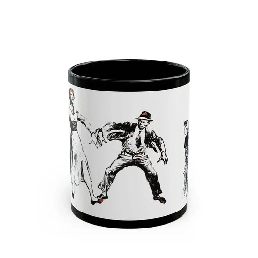 A Case of Identity (2), Blue Book Magazine, August 1950 - Black Coffee Mug 11oz - Go Mug Yourself