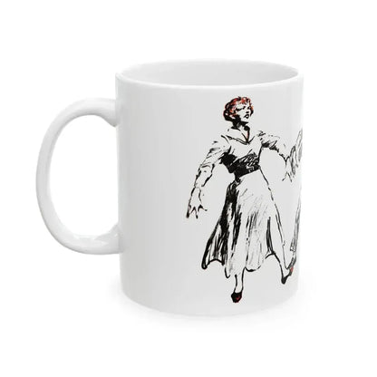 A Case of Identity (2), Blue Book Magazine, August 1950 - White Coffee Mug - Go Mug Yourself