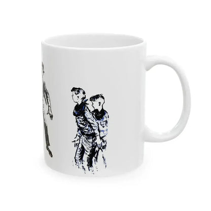 A Case of Identity (2), Blue Book Magazine, August 1950 - White Coffee Mug - Go Mug Yourself