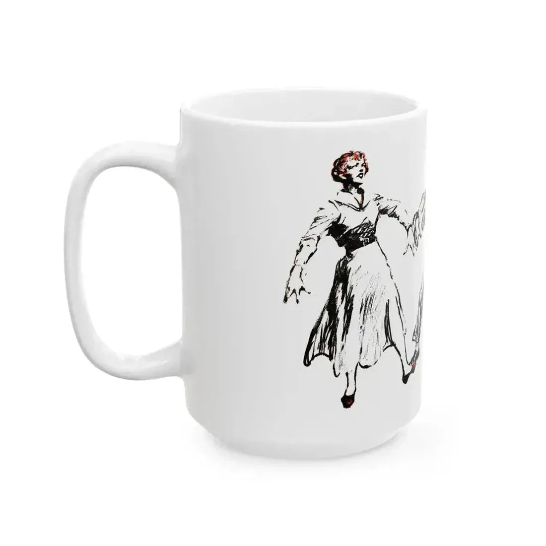 A Case of Identity (2), Blue Book Magazine, August 1950 - White Coffee Mug - Go Mug Yourself