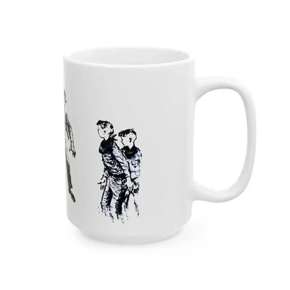 A Case of Identity (2), Blue Book Magazine, August 1950 - White Coffee Mug - Go Mug Yourself