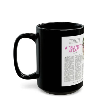 A Celebrity At Last, Man magazine, April 1966 - Black Coffee Mug - Go Mug Yourself