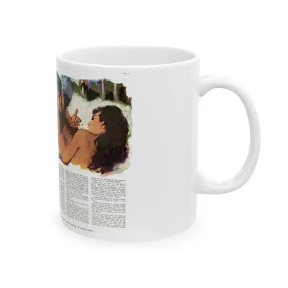 A Celebrity At Last, Man magazine, April 1966 - White Coffee Mug - Go Mug Yourself