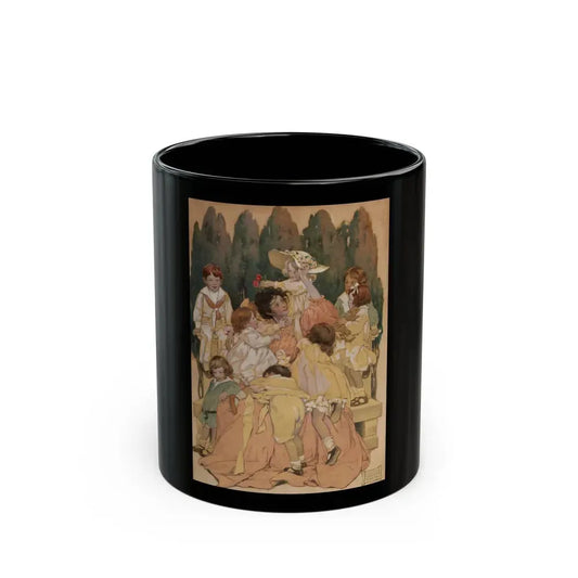 A Child's Garden of Verses, book illustration, 1905 - Black Coffee Mug 11oz - Go Mug Yourself