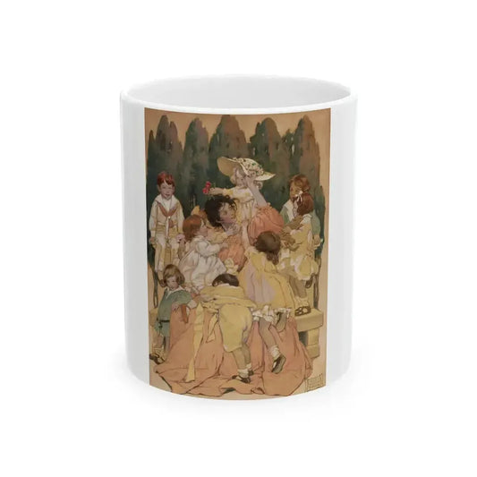 A Child's Garden of Verses, book illustration, 1905 - White Coffee Mug 11oz - Go Mug Yourself
