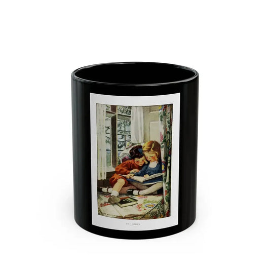 A Child's World - Indoors, McClure's Magazine, December 1909 - Black Coffee Mug 11oz - Go Mug Yourself