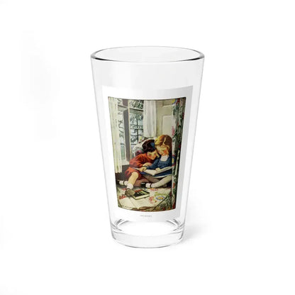 A Child's World - Indoors, McClure's Magazine, December 1909 (Magazine Illustration) Pint Glass 16oz 16oz - Go Mug Yourself