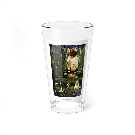 A Child's World - The Fairy Pool, McClure's Magazine, December 1909 (Magazine Illustration) Pint Glass 16oz 16oz - Go Mug Yourself