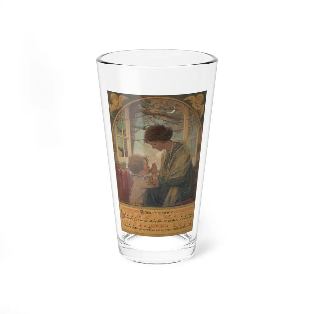 A Child's Prayer, book cover, 1925 (Magazine Illustration) Pint Glass 16oz-16oz-Go Mug Yourself