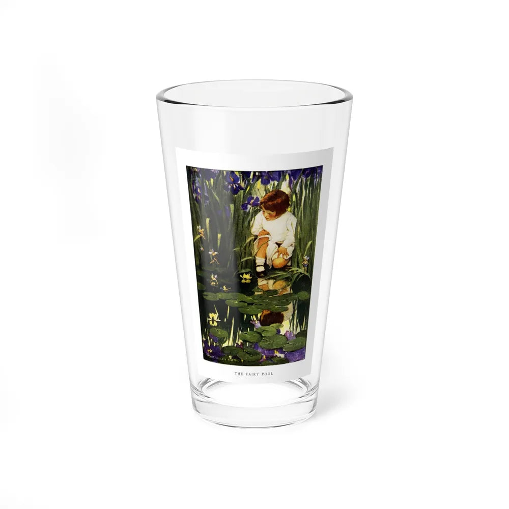 A Child's World - The Fairy Pool, McClure's Magazine, December 1909 (Magazine Illustration) Pint Glass 16oz-16oz-Go Mug Yourself