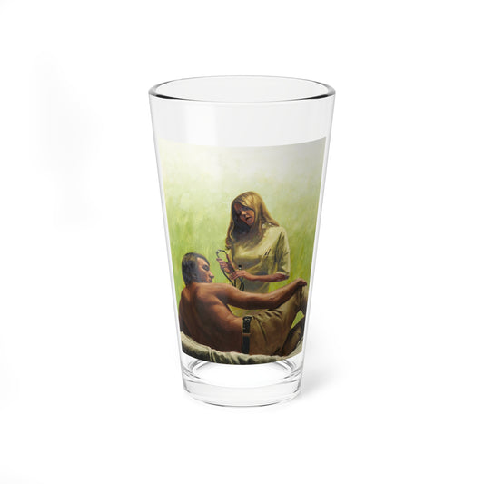 A Choice of Angels, Illustration (1973) - Pint Glass 16oz-16oz-Go Mug Yourself