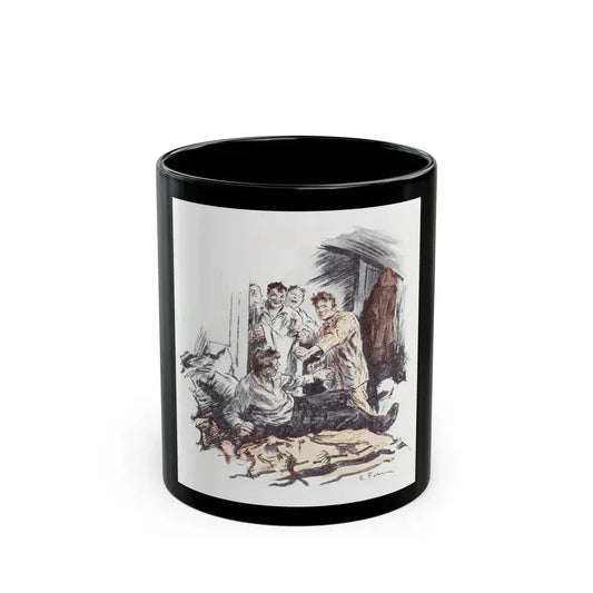 A Circus Feud (1), American Boy, April 1926 - Black Coffee Mug 11oz - Go Mug Yourself